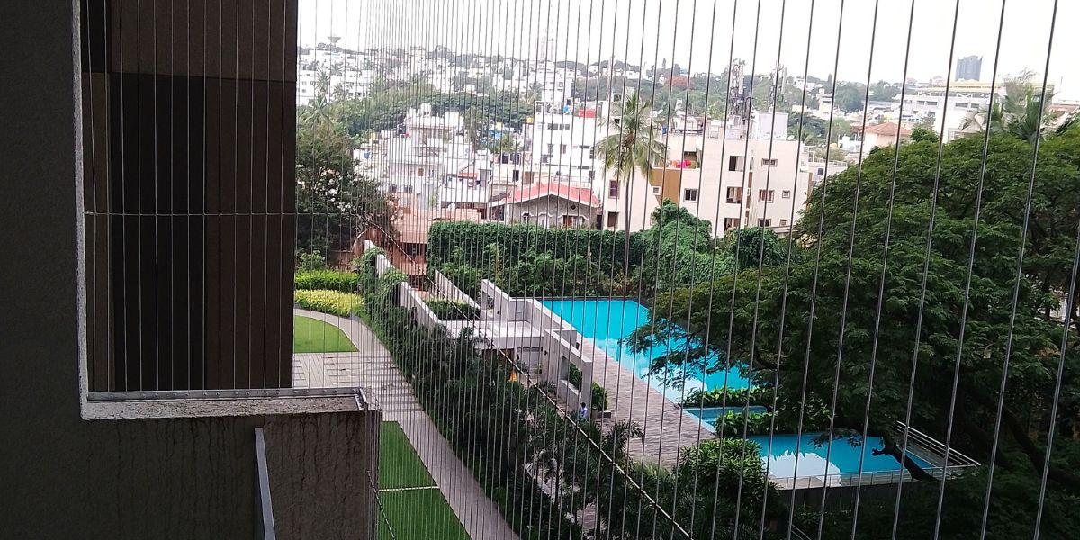 Invisible Grill for Balcony